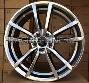 Alu kola Racing Line BK864, 18x8 5x112 ET42, šedivá matná