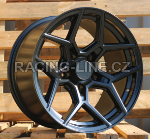 Alu kola Racing Line D1446, 17x9 5x127 ET, černá matná