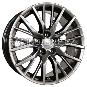 Alu kola Racing Line F0133, 18x8 5x114.3 ET35.5, Titanová metalíza