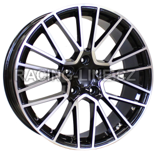 Alu kola Racing Line FE179, 20x10.5 5x130 ET64, černá + leštění (zátěžová)