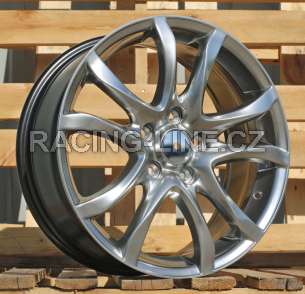 Alu kola Racing Line FR559, 17x7 5x114.3 ET50, Titanová metalíza