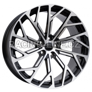 Alu kola Racing Line I0337, 20x9 5x112 ET37, černá + leštění (zátěžová)