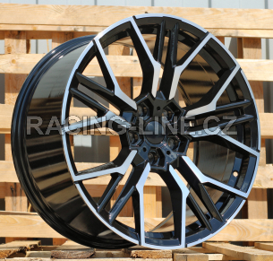 Alu kola Racing Line I0405, 19x9 5x120 ET38, černá + leštění