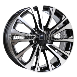 Alu kola Racing Line I1114, 18x8 5x120 ET50, černá + leštění (zátěžová)