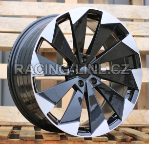 Alu kola Racing Line I1141, 21x8.5 5x112 ET40, černá + leštění (zátěžová)