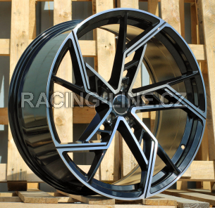 Alu kola Racing Line I5611, 19x8.5 5x112 ET40, černá + leštění