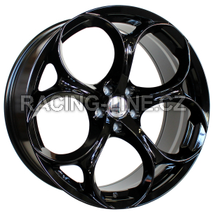 Alu kola Racing Line L1664, 17x7.5 5x110 ET32, černá lesklá