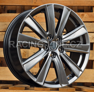 Alu kola Racing Line L2080, 19x7.5 5x114.3 ET45, černá metalíza