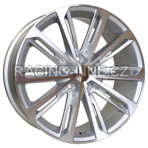 Alu kola Racing Line LU980, 18x8 5x112 ET44, stříbrná