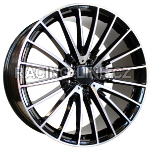 Alu kola Racing Line MR532, 18x8 5x112 ET41, černá + leštění