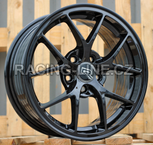 Alu kola Racing Line Y0134, 15x6.5 5x100 ET40, černá lesklá